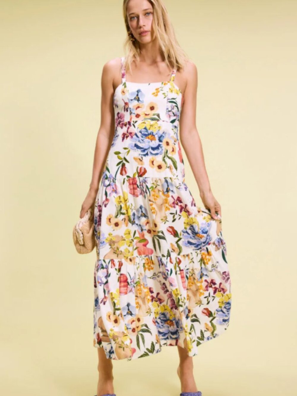 RTR-175 FARM Rio Greek Garden Maxi Dress